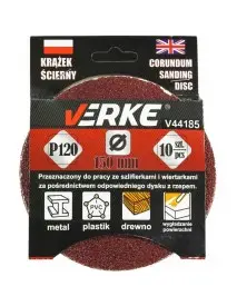 Set 10 discuri textile, abrazive, V44185, Verke