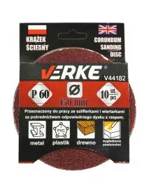 Set 10 discuri textile, abrazive, V44182, Verke