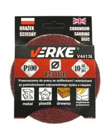 Set 10 discuri textile, abrazive, V44174, Verke