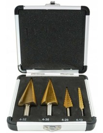 Set burghie conice, 4 buc 4-32 mm, V05050, Verke