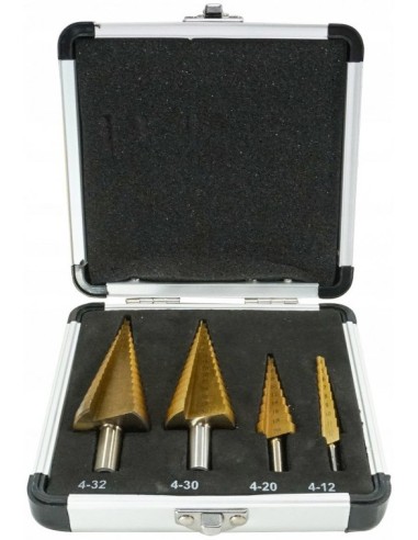 Set burghie conice, 4 buc 4-32 mm, V05050, Verke Set burghie conice, 4 buc 4-32 mm, V05050, Verke