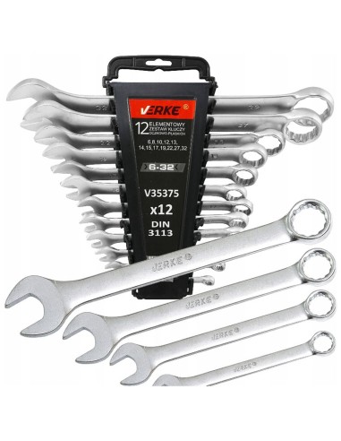 Set chei combinate, 12 buc 6-32mm, V35375, Verke Set chei combinate, 12 buc 6-32mm, V35375, Verke