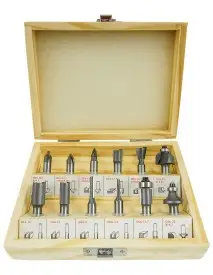 Set freze lemn, 12 buc 8 mm, V05068, Verke
