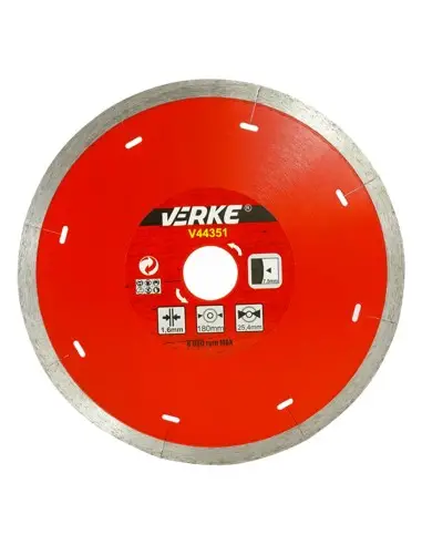 Disc diamantat, 180x25,4x1,6mm, V44351, Verke