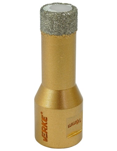 Carota diamantata, pentru piatra gresie si beton 16mm, V05116, Verke Carota diamantata, pentru piatra gresie si beton 16mm, V05116, Verke