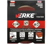 Disc abraziv, 180mm, P240 10buc, V44199, Verke