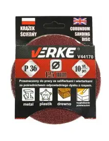 Disc abraziv, 125mm 10buc, V44170, Verke