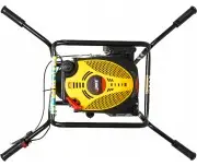 Motoforeza de pamant, 6 CP motor 4 timpi, V90045, Verke