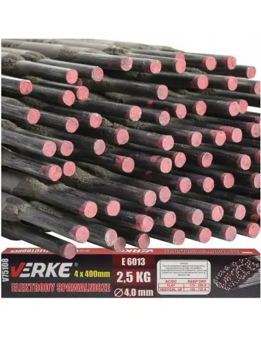 Electrozi de sudura, 4.0x400mm 2.5kg, V75108, Verke