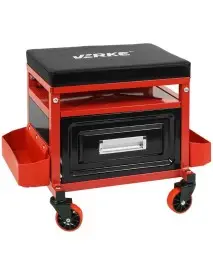 Scaun service auto, cu sertar scule roti 360 grade, V83264, Verke