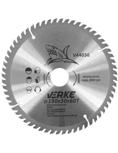 Disc de taiere lemn, 140x22.2 mm, V44036, Verke