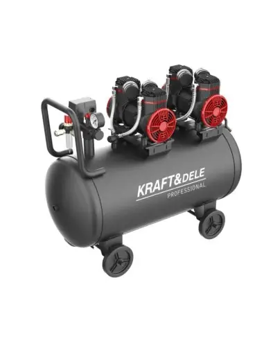 Compresor, 100L / 1500W x 2, KD1392, Kraft&Dele
