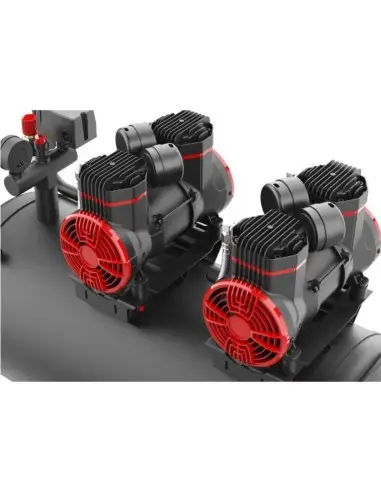 Compresor, 100L / 1500W x 2, KD1392, Kraft&Dele