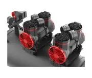 Compresor, 100L / 1500W x 2, KD1392, Kraft&Dele