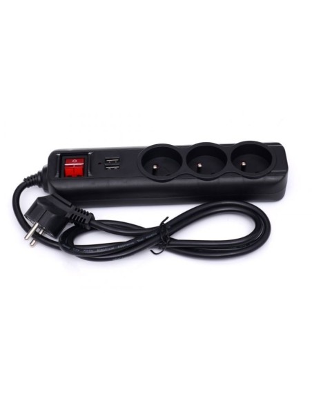 Prelungitor usb, 3 m, 3 prize, KD4032, Kraft&Dele