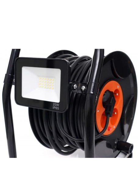 Prelungitor cu tambur, 30m cu LED, KD4037, Kraft&Dele