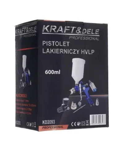 Pistol de vopsit, 600ml duza 1,4 mm, KD2093, Kraft&Dele Pistol de vopsit, 600ml duza 1,4 mm, KD2093, Kraft&Dele
