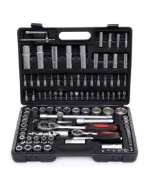 Set chei tubulare, 108 piese, EC303, Kraft&Dele