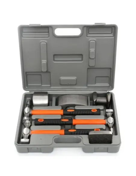 Set ciocane si nicovale tinichigerie, 7 piese, KD319, Kraft&Dele Set ciocane si nicovale tinichigerie, 7 piese, KD319, Kraft&Dele