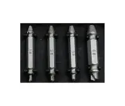 Set extractoare pentru suruburi, 4 buc, KD10199, Kraft&Dele