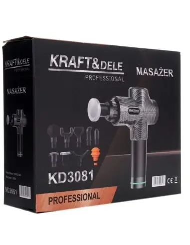 Aparat de masaj, 9 capete interschimbabile, KD3081, Kraft&Dele