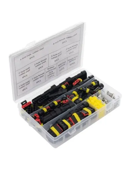 Set conectori ermetici, 352 buc, KD10480, Kraft&Dele Set conectori ermetici, 352 buc, KD10480, Kraft&Dele