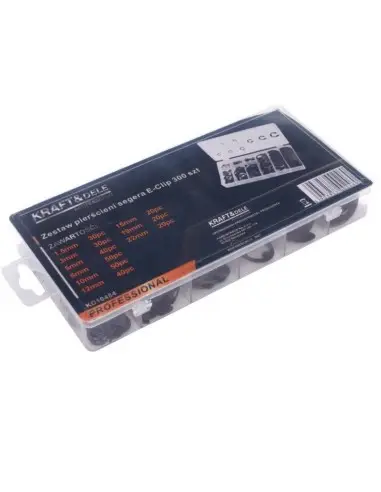 Set clipsuri siguranta, tip E 300 buc, KD10484, Kraft&Dele