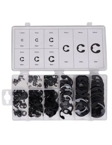 Set clipsuri siguranta, tip E 300 buc, KD10484, Kraft&Dele