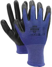 Ribbon-Manusi de protectie imersate cu nitril