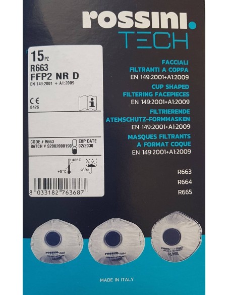 SEMIMASCA de protectie FFP2 cu valva