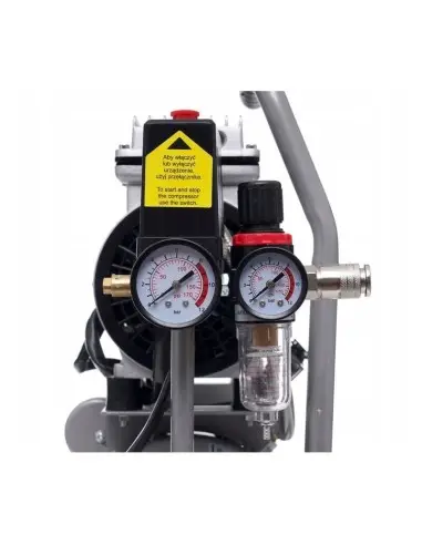 Compresor cu 2 pistoane fara ulei, 6L...
