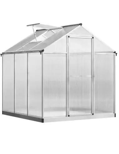 Sera din policarbonat, 190 x 190 x 195 cm, cadru aluminiu, Bass Polska Sera din policarbonat, 190 x 190 x 195 cm, cadru aluminiu, Bass Polska