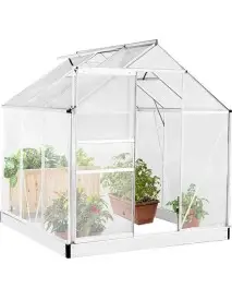 Sera din policarbonat, 190 x 190 x 195 cm, cadru aluminiu, Bass Polska