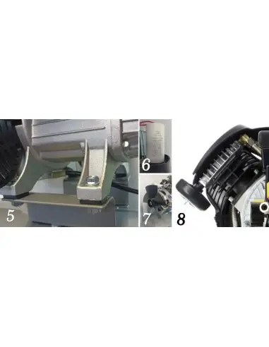 Compresor aer comprimat profesional, 50 L, Tagred, TA360, 530 L/min, 4.7CP