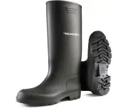 Cizme de protectie din PVC, rezistente la acizi Dunlop Pricemastor 380 PP, negre Dunlop - Cizme cauciuc