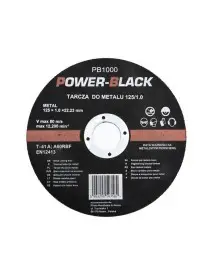 Disc taiere metal, Tagred, PB1000, 125 mm, 1 mm, 22.2 mm