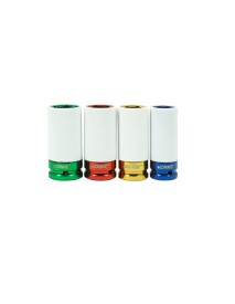 Set chei tubulare, Verke, V86102, de impact 1/2''