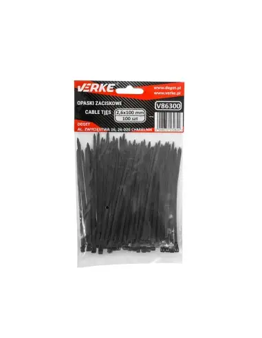 Set coliere negre, Verke, V86300, 100 buc