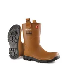 Cizme imblanite, Dunlop, Purofort RigPro, S5, bombeu metalic