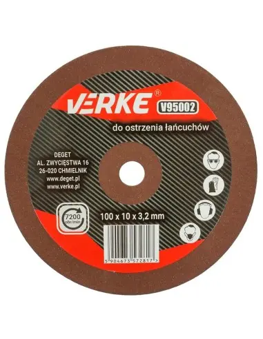 Disc abraziv pentru masina de ascutit lanturi, Verke, V95002