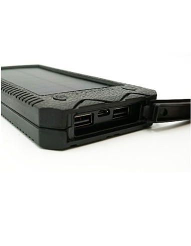 Baterie externa solara, Bass Polska, cu lanterna, 10000 mAh