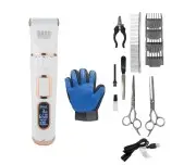 Set aparat de tuns animale, Bass Polska, fara fir, cu accesorii