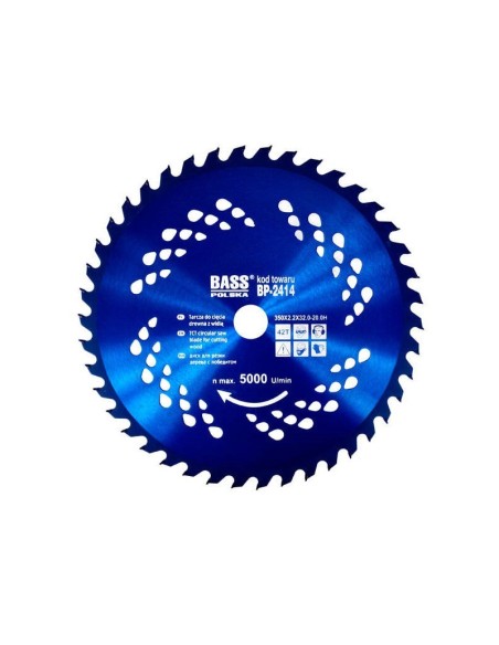 Disc pentru lemn, Bass Polska, 350 mm, 42T