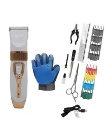 Set aparat de tuns animale, Bass Polska, fara fir, accesorii incluse