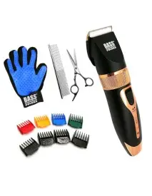Set aparat de tuns animale, Bass Polska, fara fir, accesorii incluse
