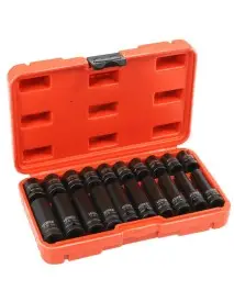 Set trusa chei tubulare de impact, Verke, V39464, 10-19 mm