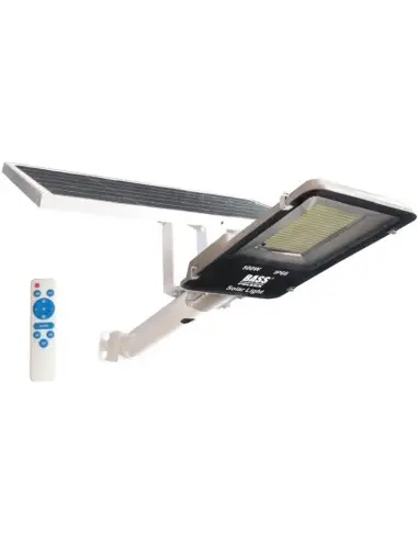 Lampa solara de exterior, Bass Polska, cu senzor de miscare si telecomanda Lampa solara de exterior, Bass Polska, cu senzor de miscare si telecomanda