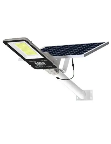 Lampa solara de exterior, Bass Polska, cu senzor de miscare si telecomanda Lampa solara de exterior, Bass Polska, cu senzor de miscare si telecomanda