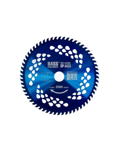 Disc pentru lemn, Bass Polska, 250 mm, 60T Disc pentru lemn, Bass Polska, 250 mm, 60T