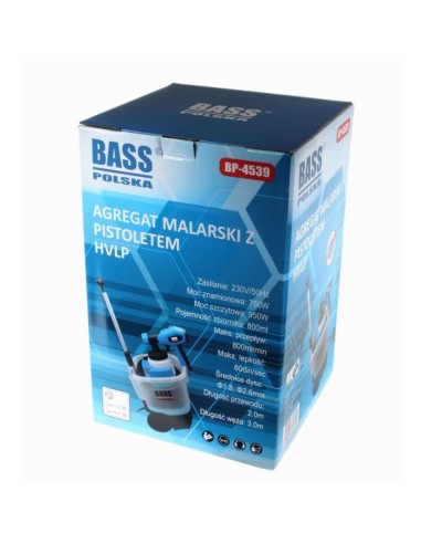 Pistol electric de vopsit, Bass Polska, HVLP, 950 W